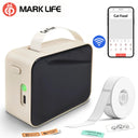Marklife P15 Mini Portable Label Printer Bluetooth No Ink Labels 3Pack Paper