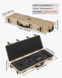 Hard Rifle Case Lockable Foam Insert