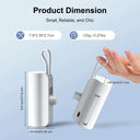 Mini Power Bank - 4500Mah Fast Usb-c Charging