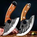 Versatile Forged Chef Cleaver And Utility Knife Set
