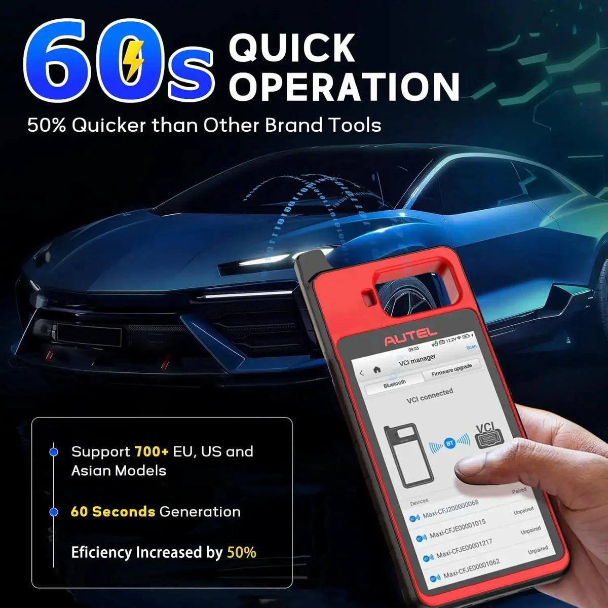 Autel MaxiIM Key Fob Programming Immobilizer Tool Autel MaxiIM KM100 — product view 5