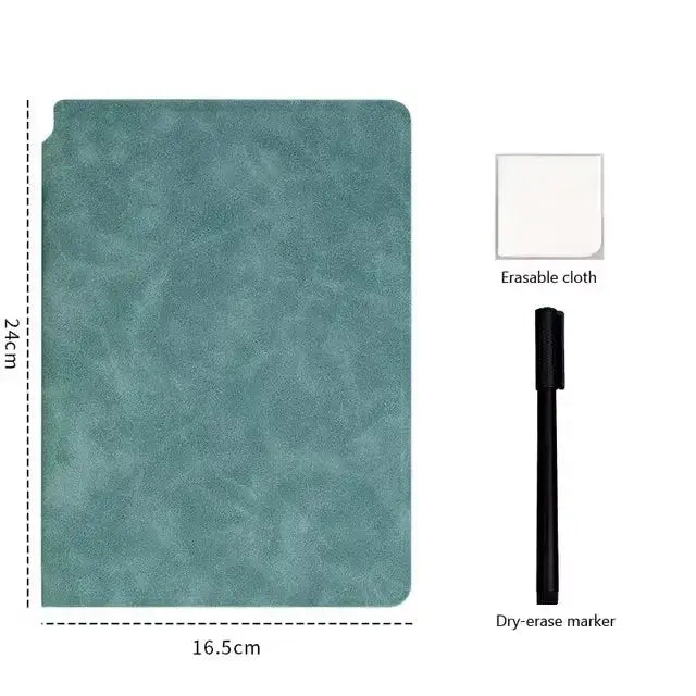 A5 Reusable Whiteboard Notebook Set With Pen And Cloth