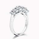 Round Moissanite Jewelry in Sterling Silver