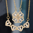 Small and Versatile Light Luxury No Fading Clover Necklace
