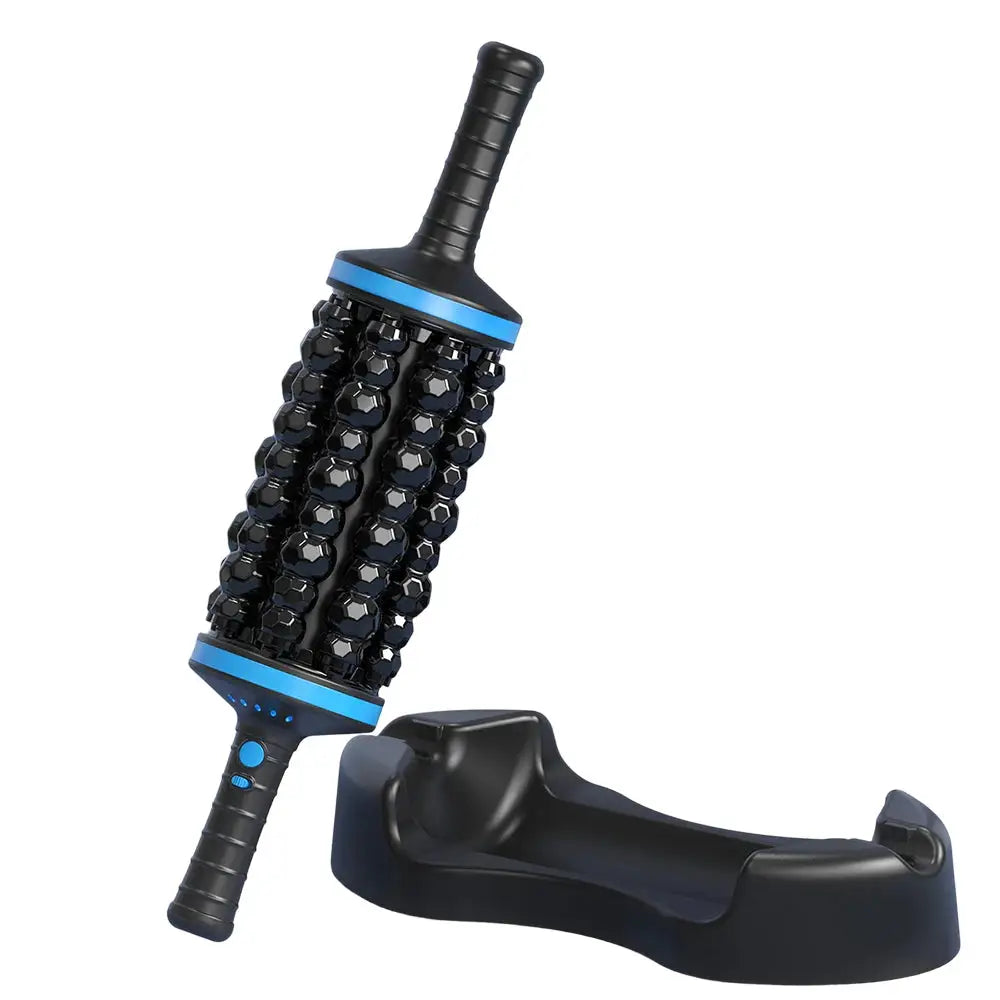 Electric Fascia Massage Roller Muscle Relaxation Roller Massager Fitness Body Rolling Percussive Massager Foot Leg masajeador