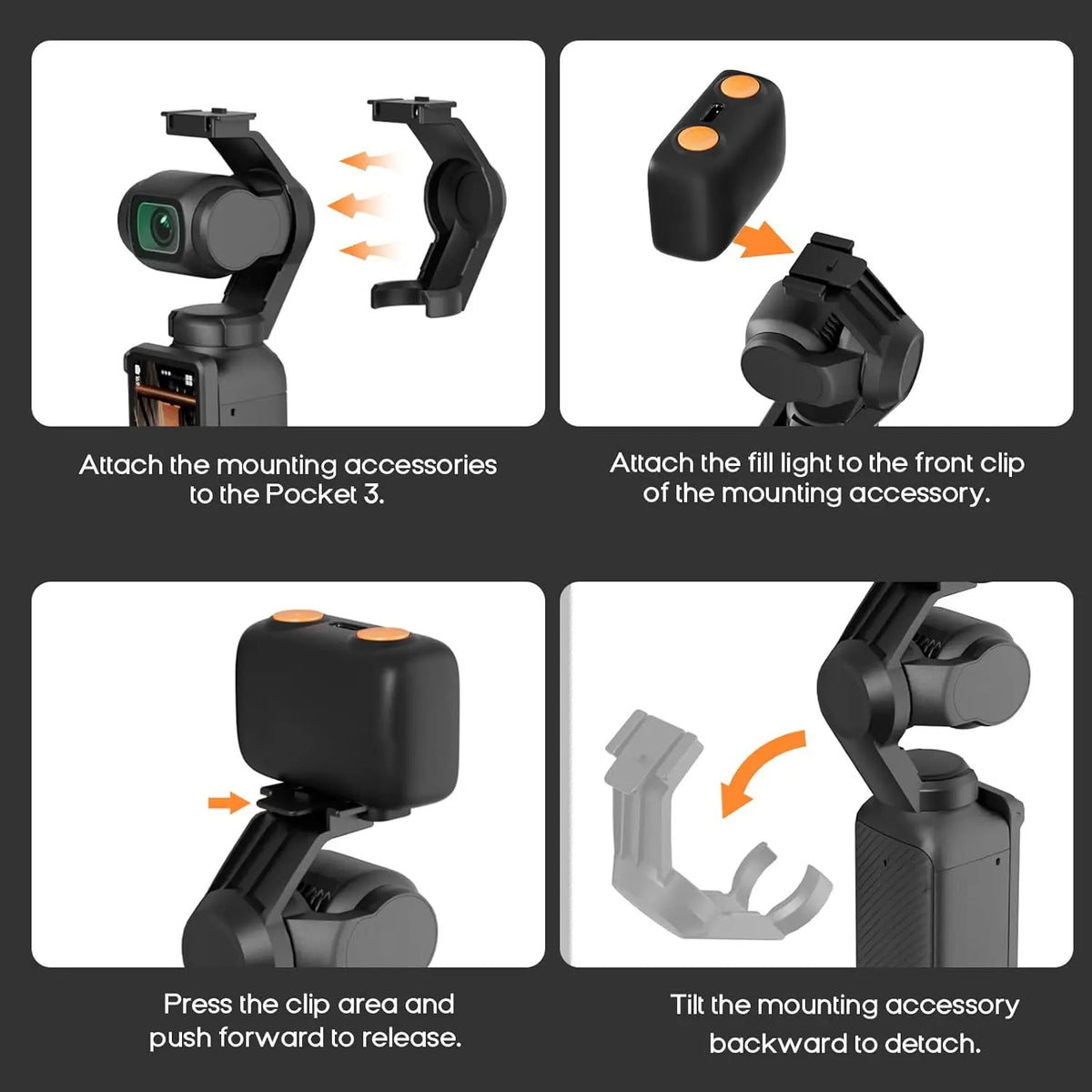 Rechargeable Adjustable Camera Fill Light