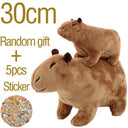 Capybara Plush Toy: Realistic Anime Fluffy Stuffed Animal