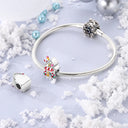 Charm Silver Plated Christmas Winter