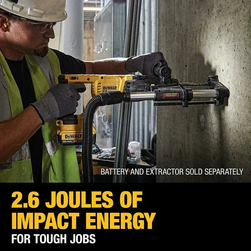 DCH133 20V Brushless Rotary Hammer Tool Lightweight Design