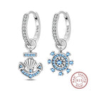 Sterling Silver Colorful Butterfly Dragonfly