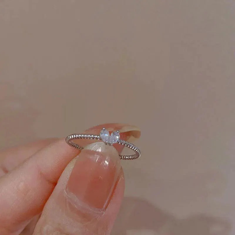 Mood Tracking Ring for Couples Zircon — product view 10