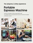 Coffee Machine: Wireless Electric Portable Espresso
