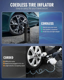 Tire Inflator - Cordless With Digital Gauge