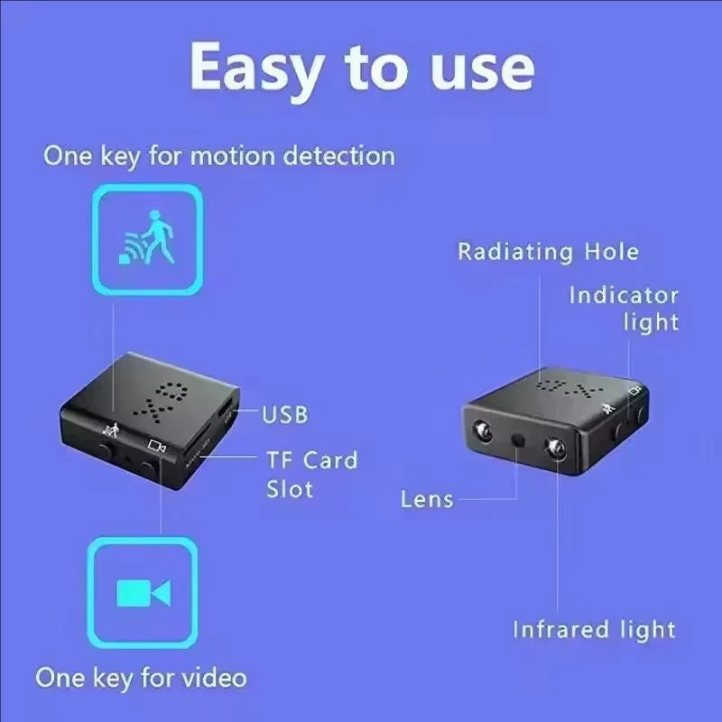 Wireless Night Vision Action Camera