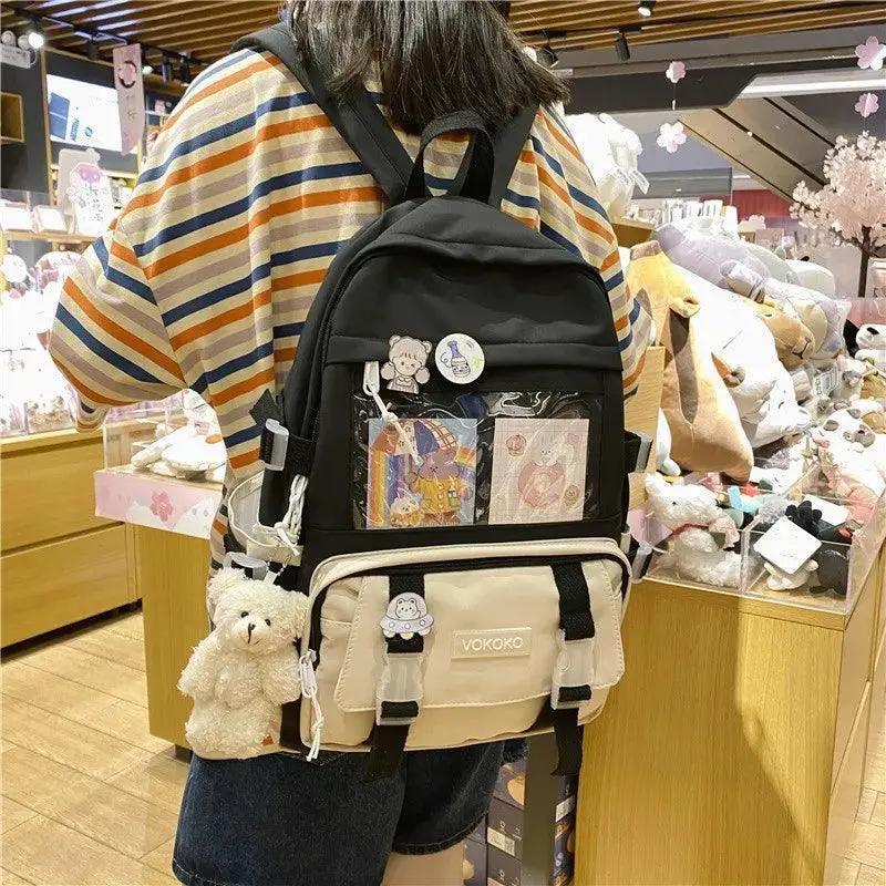 Adorable Waterproof Backpack for Teen Girls Travel Style