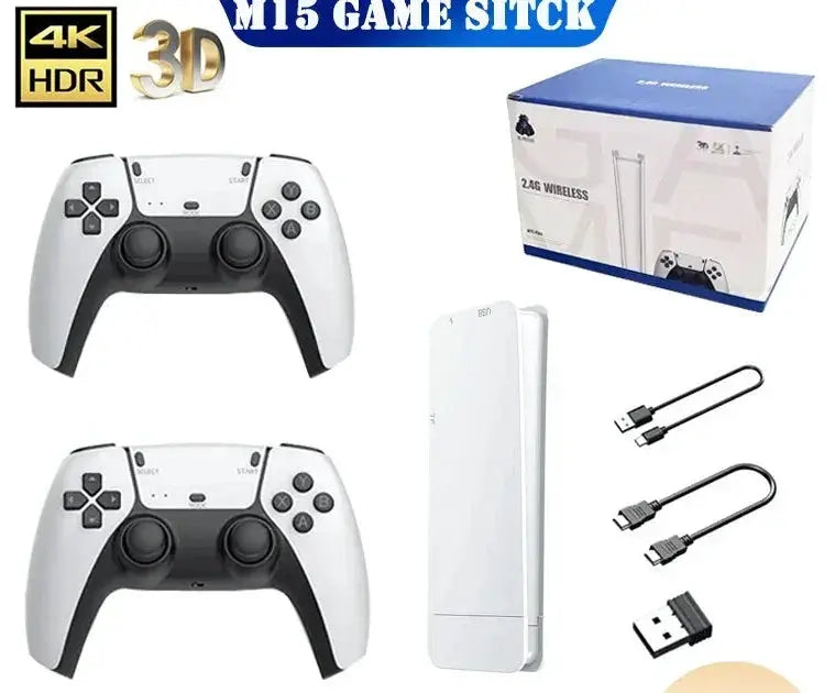 M15 Game Stick Mini TV Handheld Console Wireless Gamepads