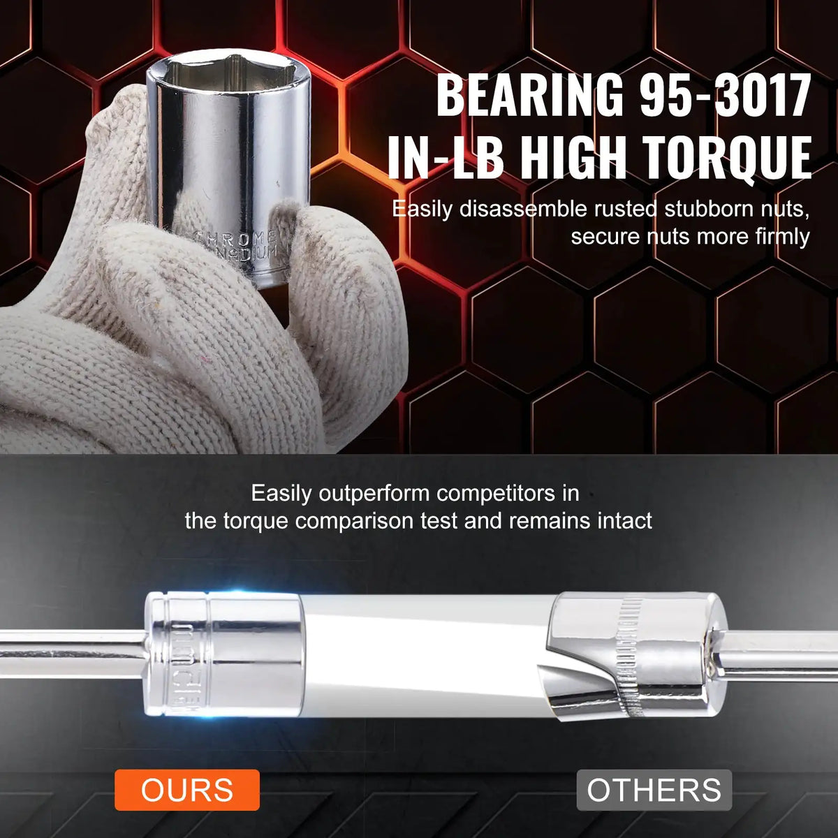 Heavy Duty Mechanic Tool And Socket Set — product view 3