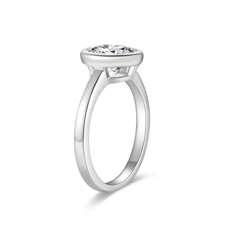 S Sterling Silver Ct Oval