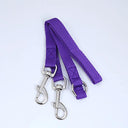 Double Twin Dog Leash Coupler for Walking Two Dogs Nylon Lead