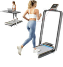 3.5HP Walking Pad Treadmill Adjustable Incline 4 Levels Bluetooth