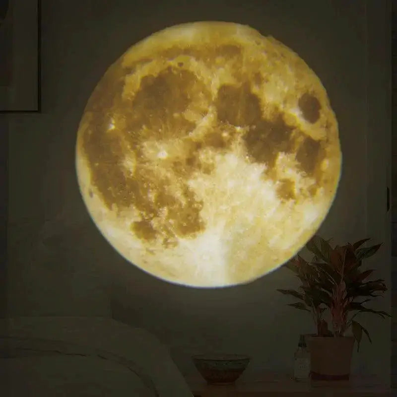 Moon Lamp Celestial Star Projector Night Light For Kids