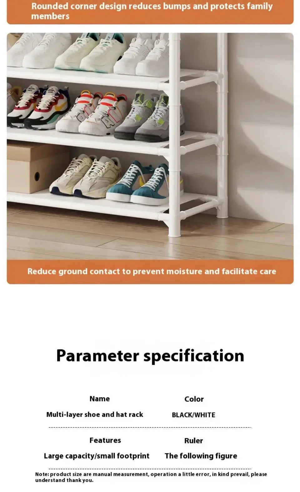 Declutter Closet Rack for Hats and Shoes — product view 10