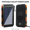Solar Power Bank 20000mAh - High Capacity Camping