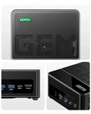 AOOSTAR GEM12+ Mini PC Barebone, AMD Ryzen 7 8845HS, High Performance Mini Desktop PC, Dual USB4 Port, Gaming Office Business