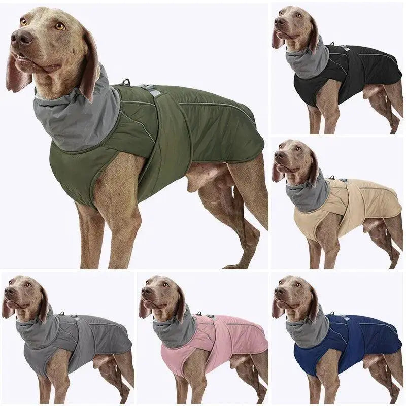 Cozy Luxury Winter Dog Jacket Waterproof Padded Warm