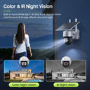 SHIWOJIA 5W 4G Solar Camera Wifi TUYA Smart Outdoor Camera