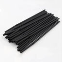 Colorful & Black Reusable Party Straws Eco-Friendly Essential