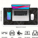 Large Non-Slip Rubber Gaming Mouse Pad For Desk Carpet