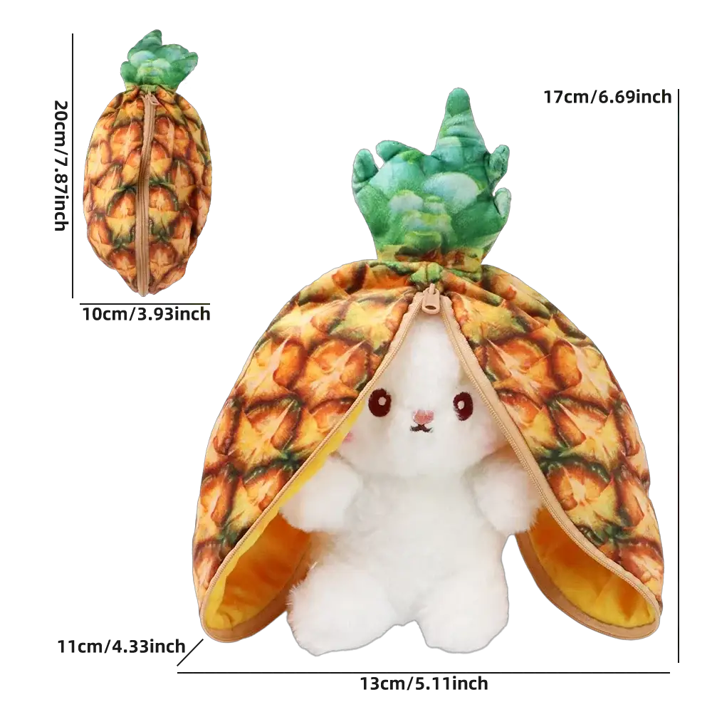 Cute Fruit Bunny Plush Toy Rabbit Doll Gift for Kids