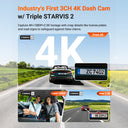 Vantrue Pro S DashCam Channel Waterproof Rear Camera Voice