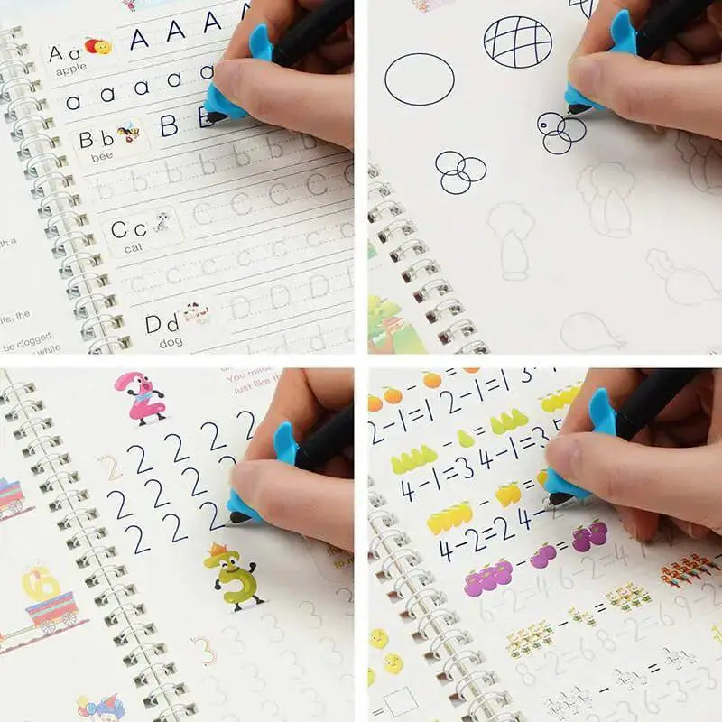 Magic Calligraphy Copybook Set For Kids Interactive Learning