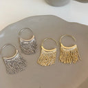 LAIMEIJINCN Fringe Drop Earrings For Women European Fashion Jewelry Copper Alloy