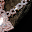 Iced Out Layered Cross Pendant