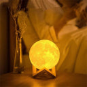3D Color Changing Moon Lamp: LED Night Light for Home Decor