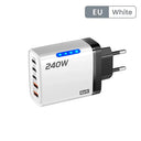 5 Ports Usb C Qc3.0 Charger Fast Charge Adapter