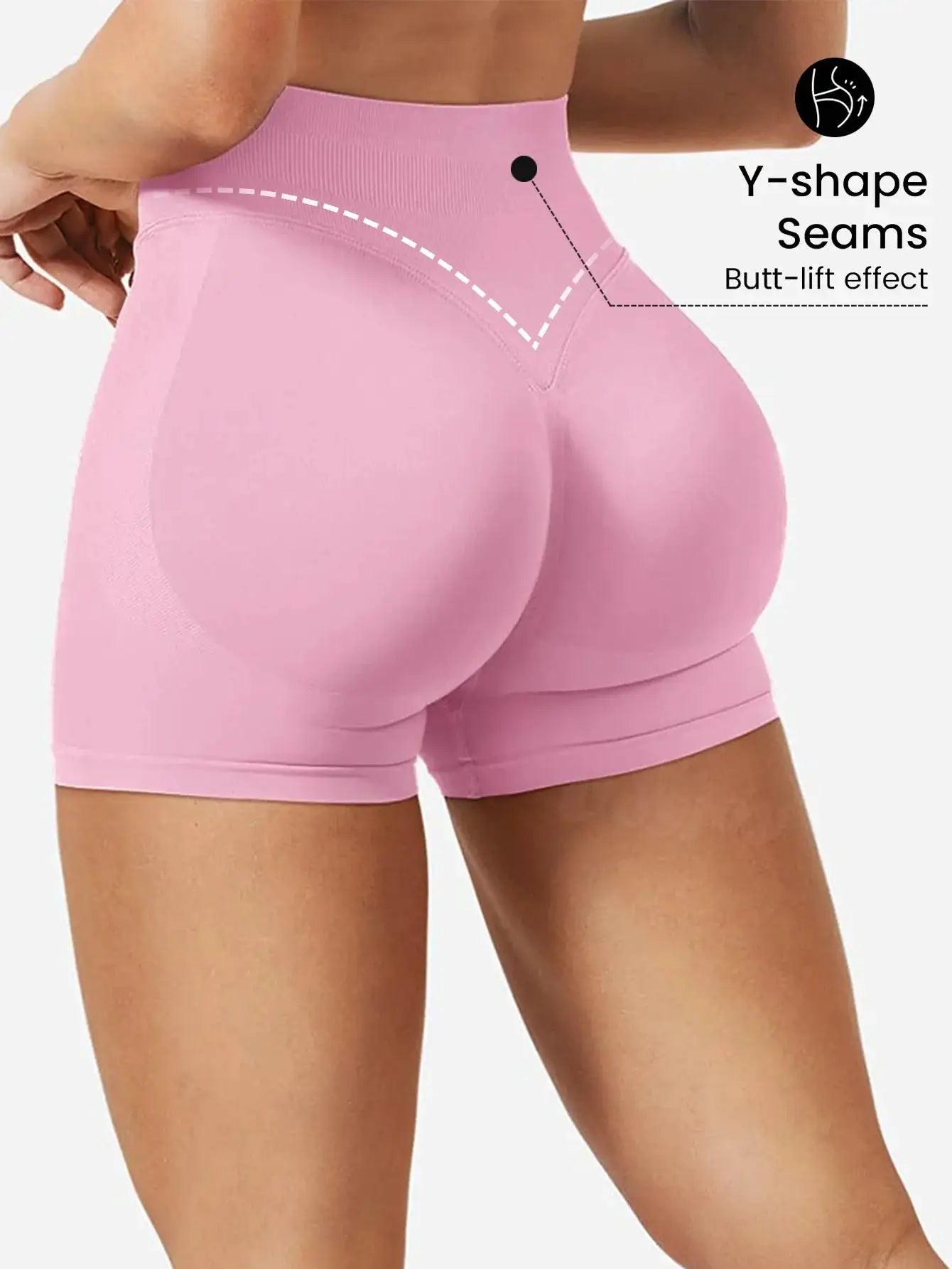 Peach Hips Sculpting Pilates Shorts