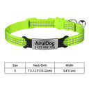 Nylon Cat Personalized Collar with Bell Adjustable Reflective