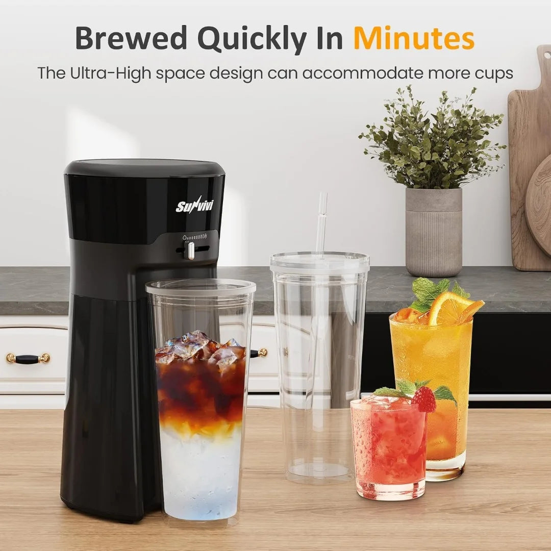 Portable Cold Brew Coffee Maker, Quick Iced Coffee & Tea — product view 2