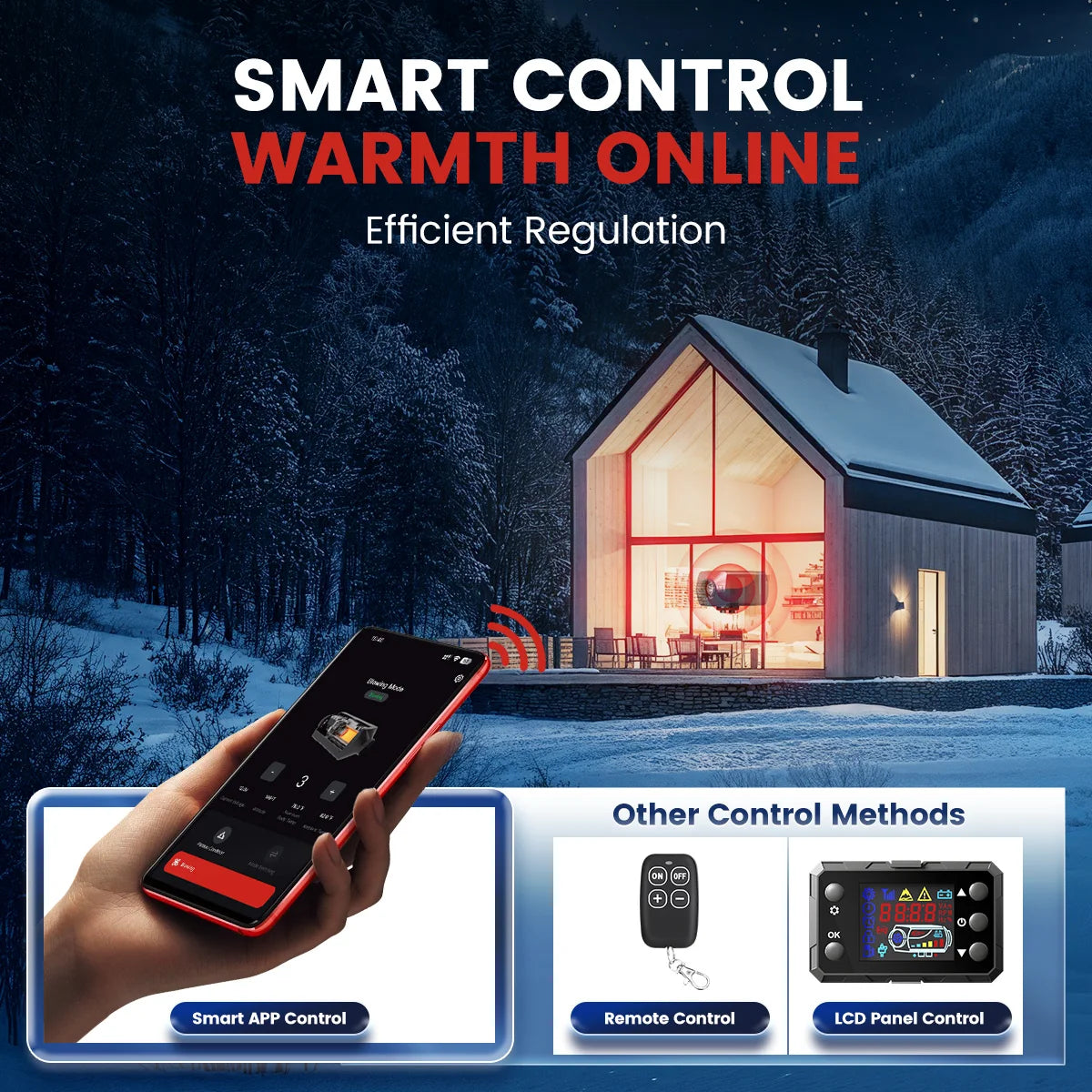 Remote Control Space Heater