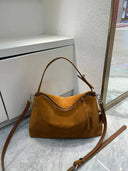 Autumn Winter Luxury Suede Leather Tote Bag For Women Crossbody