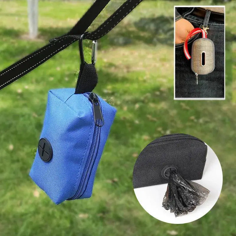 Pet Waste Bag Dispenser Outdoor Poop Holder Portable