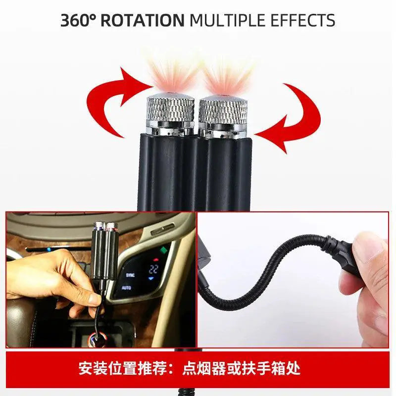 Car Roof Star Light USB LED Interior Night Decor Projector