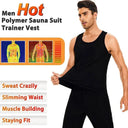 Men's Heat-Trapping Sweat Vest and Compression Shirt Set