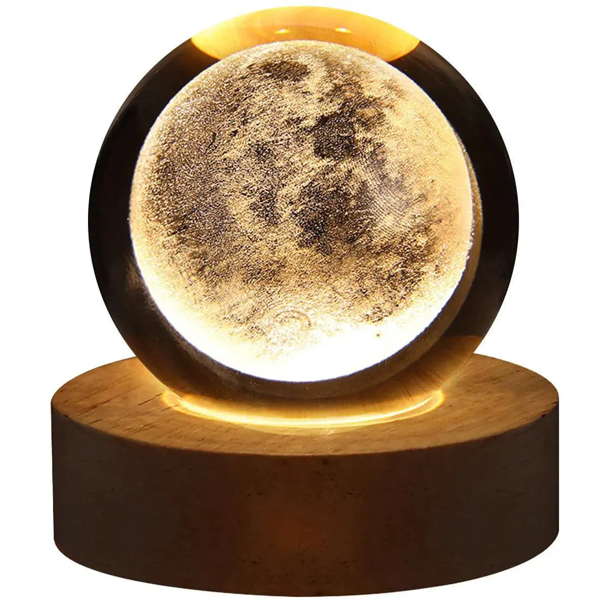 3D Galaxy Moon And Planet USB LED Night Light Lamp Decor