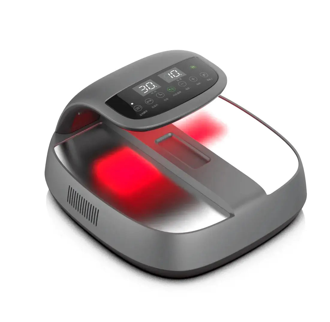 Red Blue Light Display Stainless Steel Material Tera Hz IMD Screen for Elderly Wentun 1.0 Foot Spa 2-in-1 Foot Massage with
