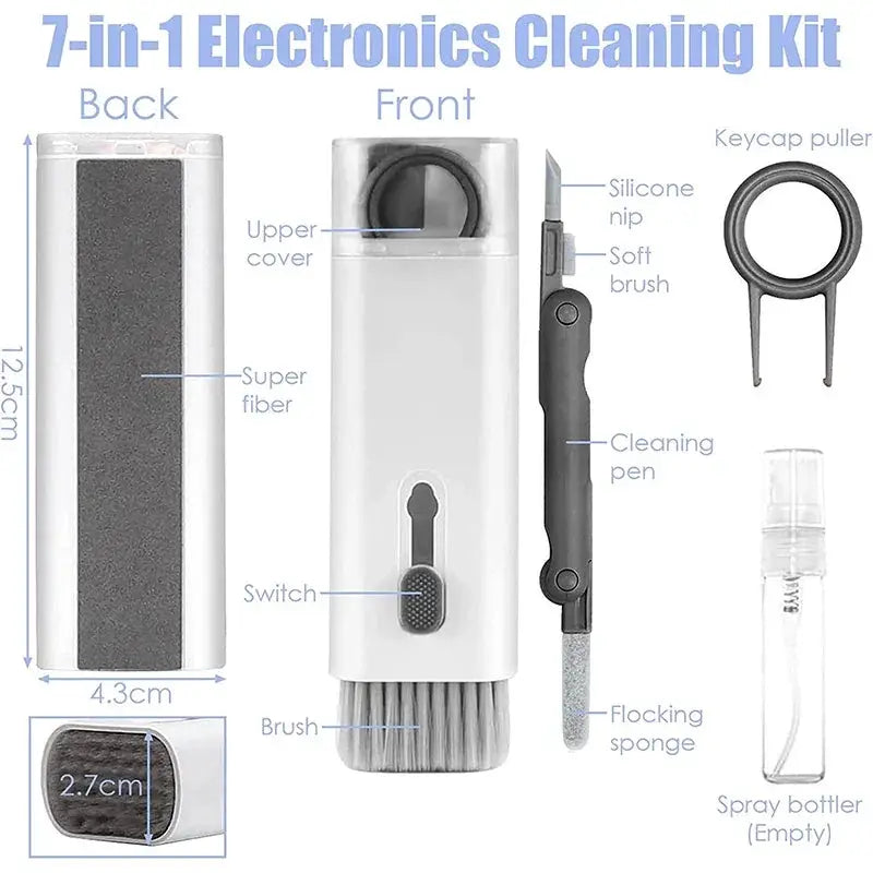 7-In-1 Keyboard Cleaning Kit For AirPods Headsets Laptops
